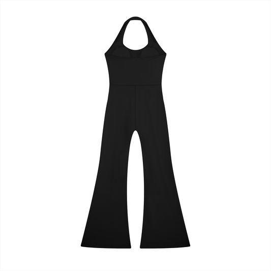 Faith Halter Flared Jumpsuit