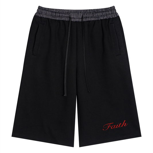 Faith Plaid Waistband Shorts