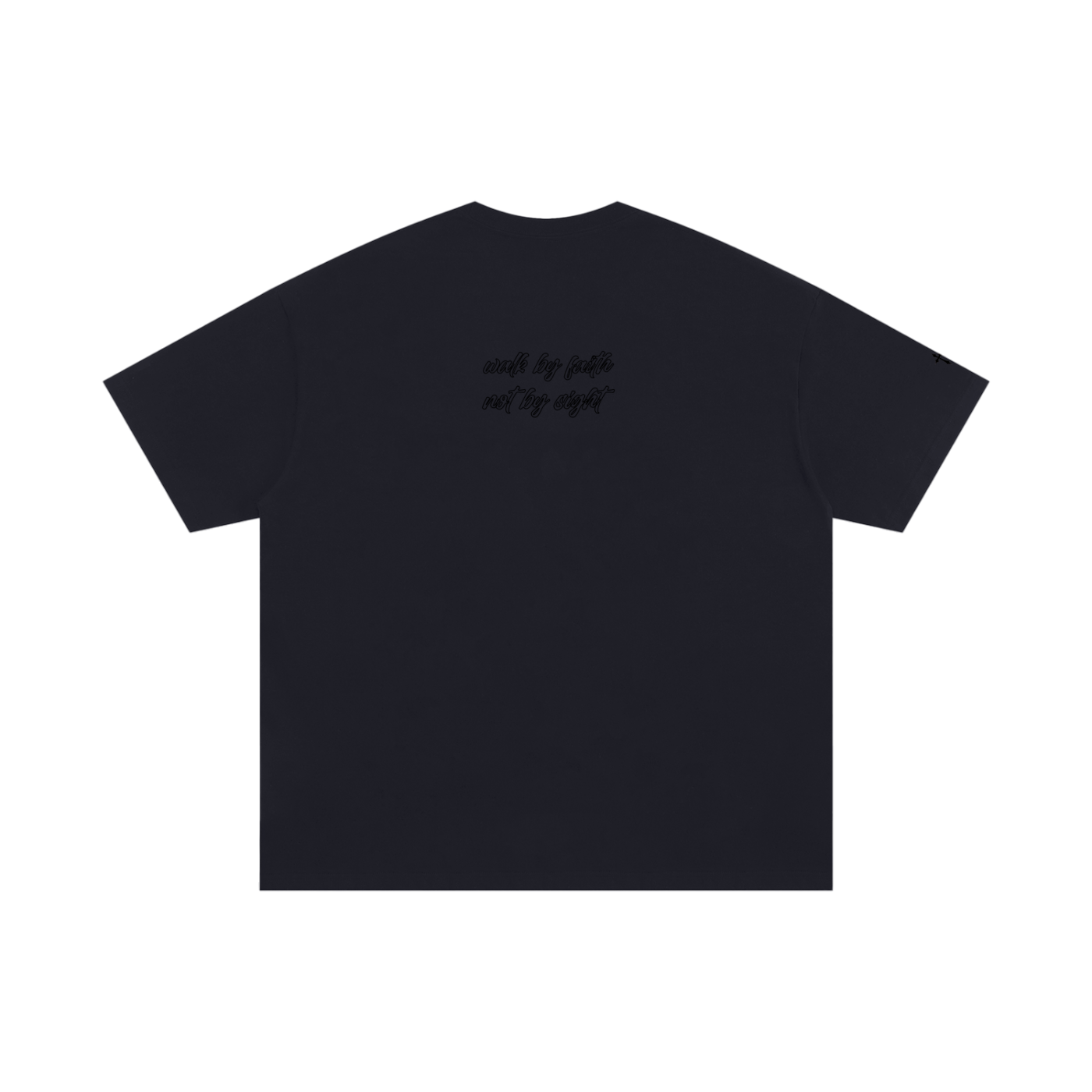 Walk by Faith Oversized Cotton T-Shirt
