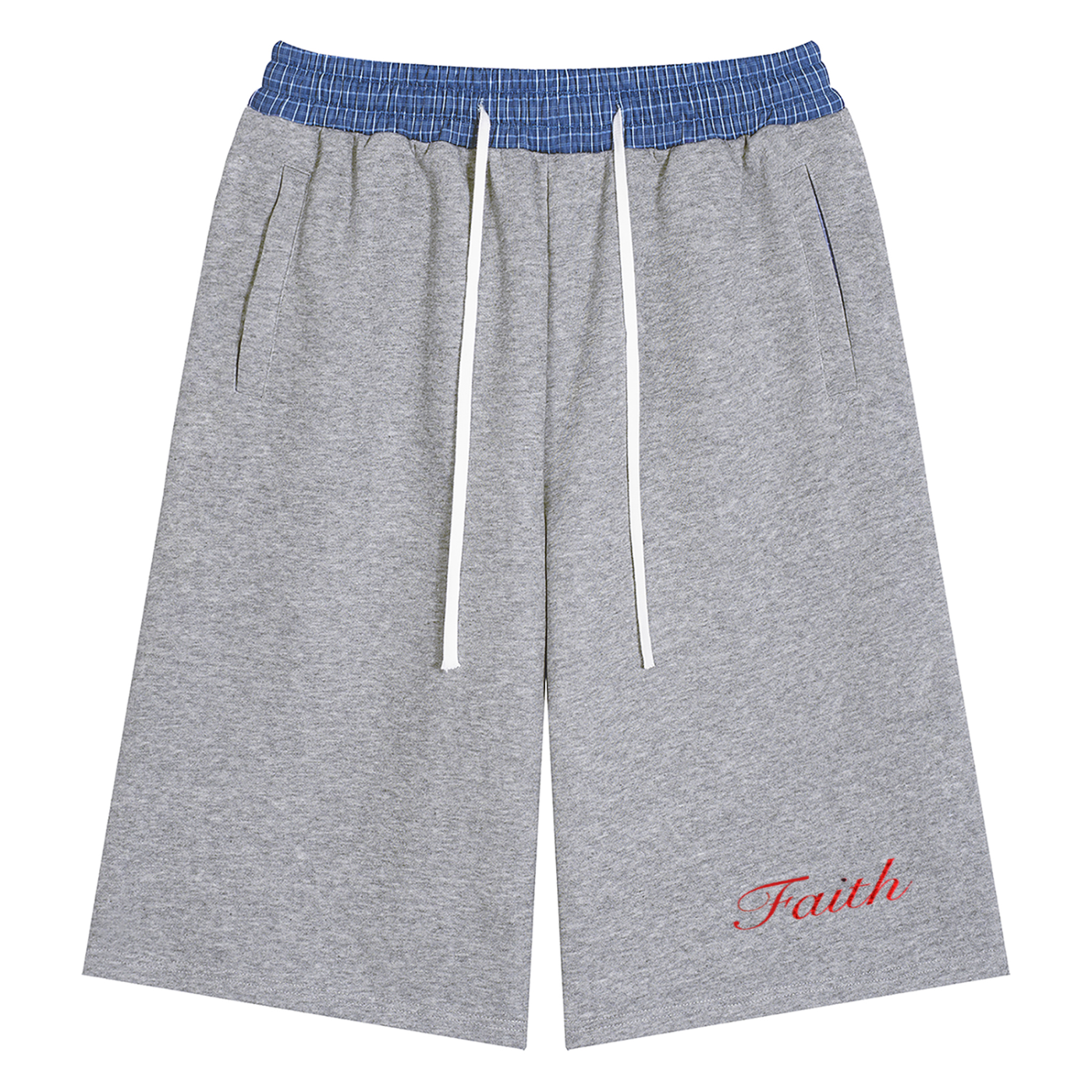 Faith Plaid Waistband Shorts