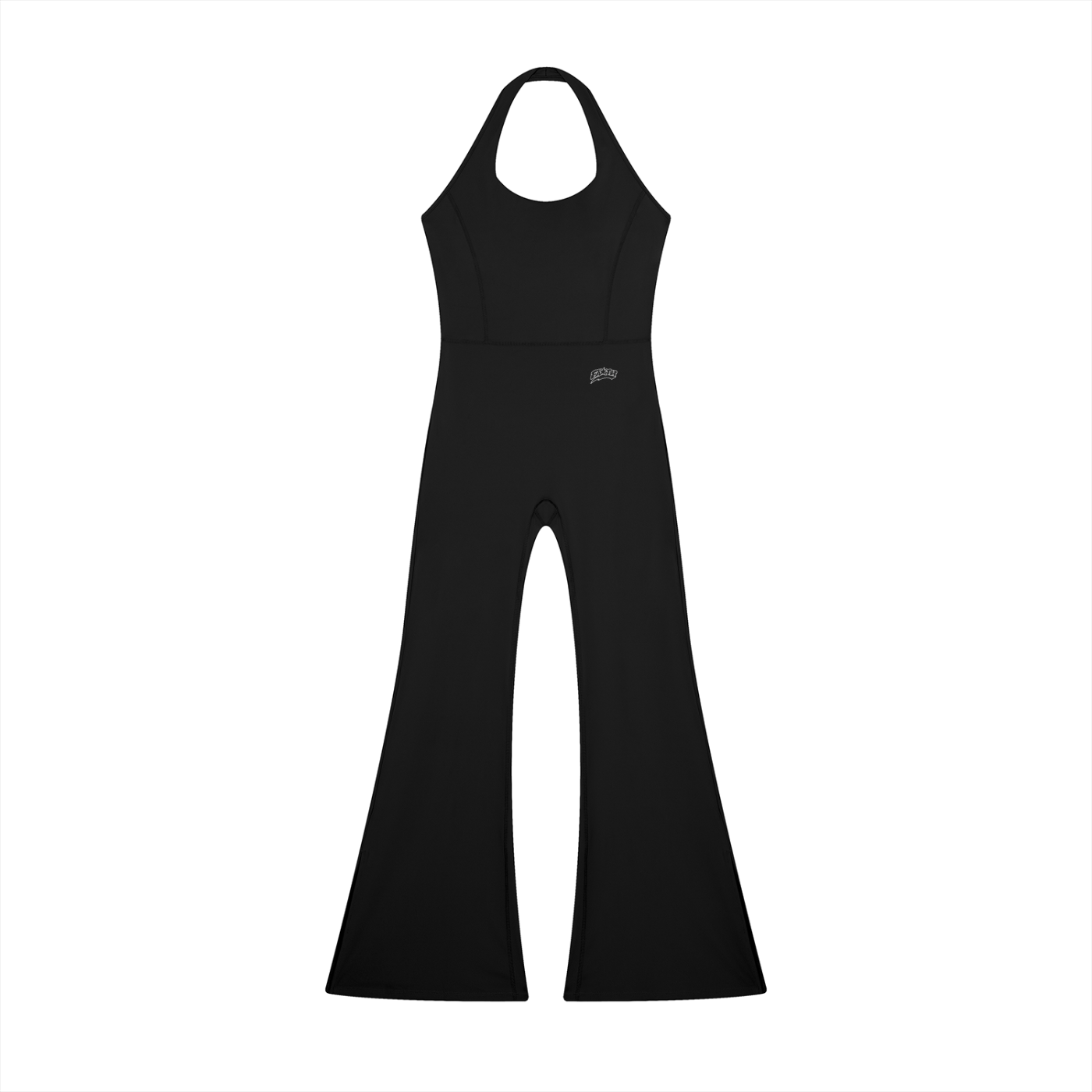 Faith Halter Flared Jumpsuit
