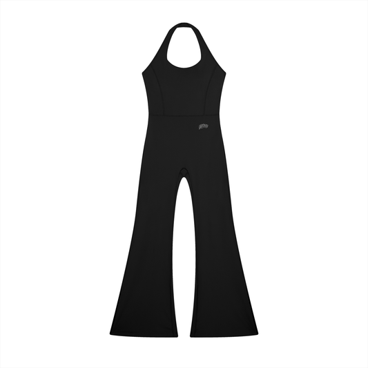 Faith Halter Flared Jumpsuit