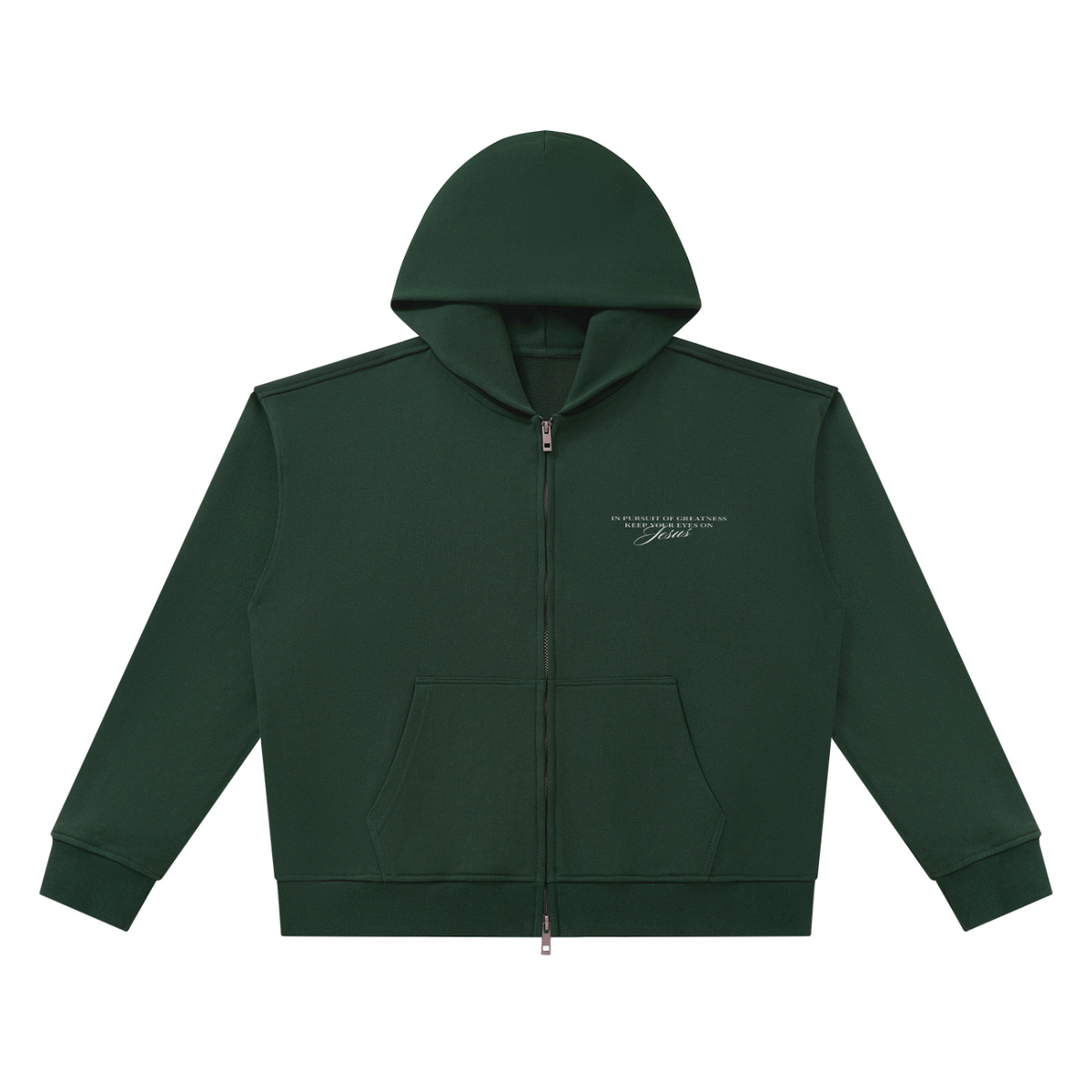 Unisex Heavyweight Full Zip Boxy Hoodie