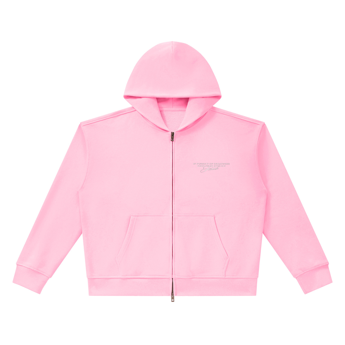 Unisex Heavyweight Full Zip Boxy Hoodie