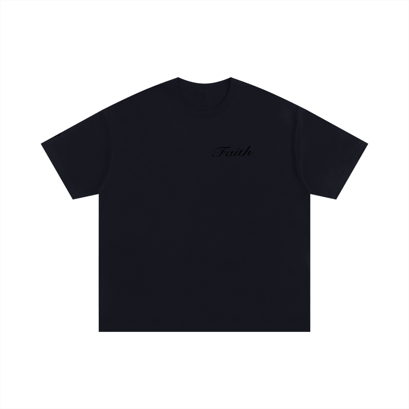 Walk by Faith Oversized Cotton T-Shirt