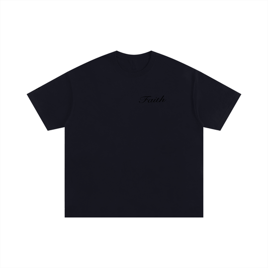 Walk by Faith Oversized Cotton T-Shirt