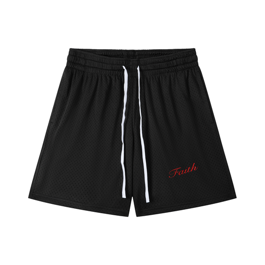 Faith Mesh Drawstring Shorts