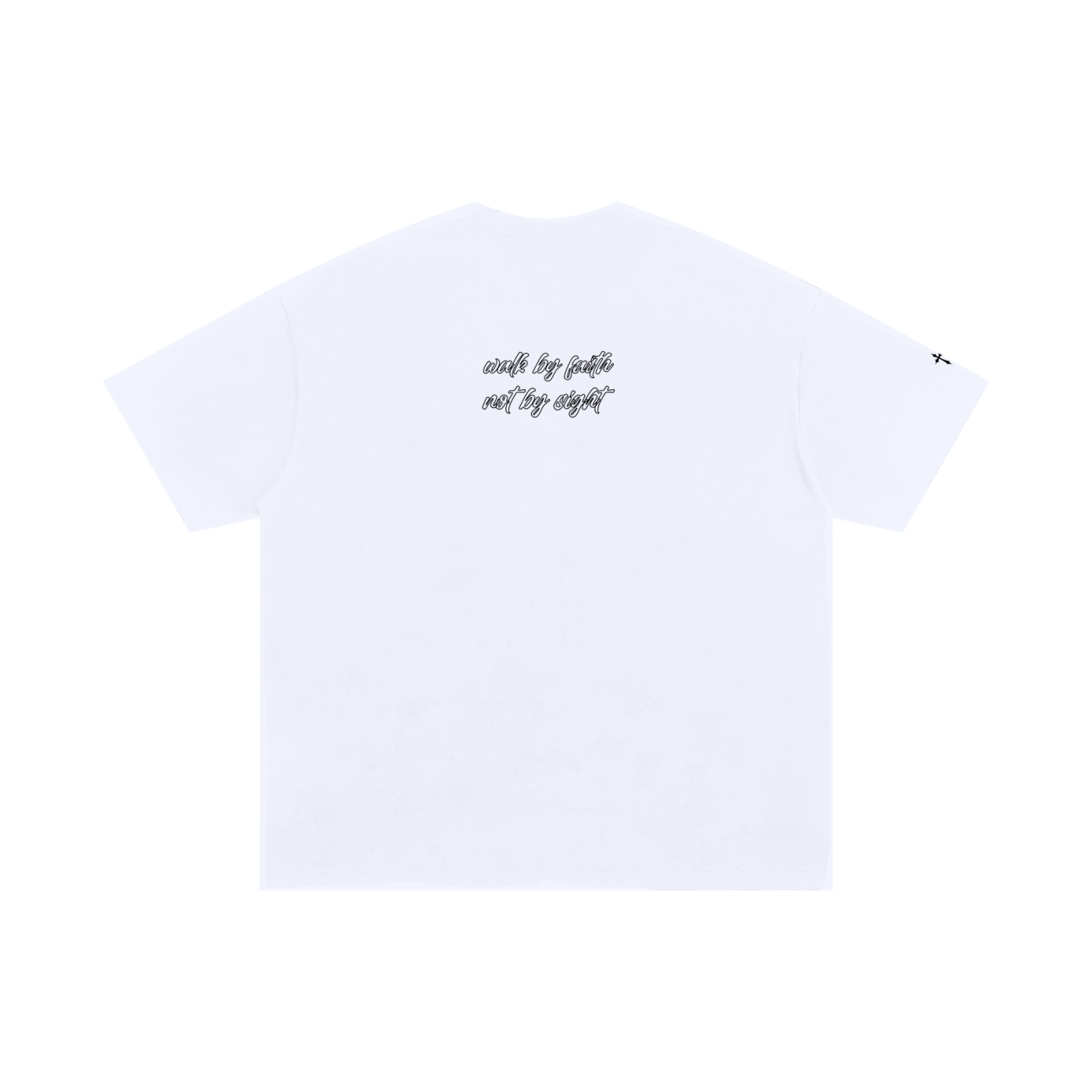 Walk by Faith Oversized Cotton T-Shirt